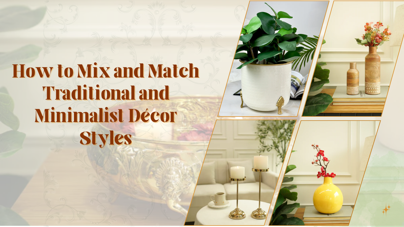 How to Mix and Match Traditional and Minimalist Décor Styles - Indian Impressions