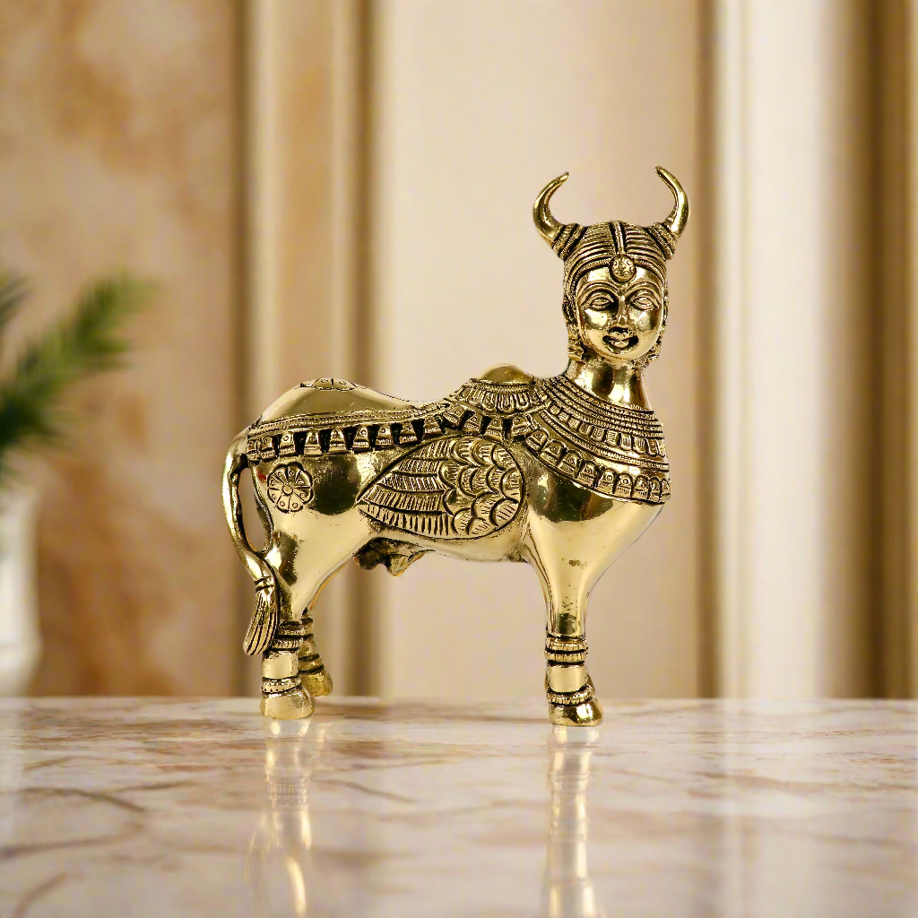 Brass Kamdhenu Cow