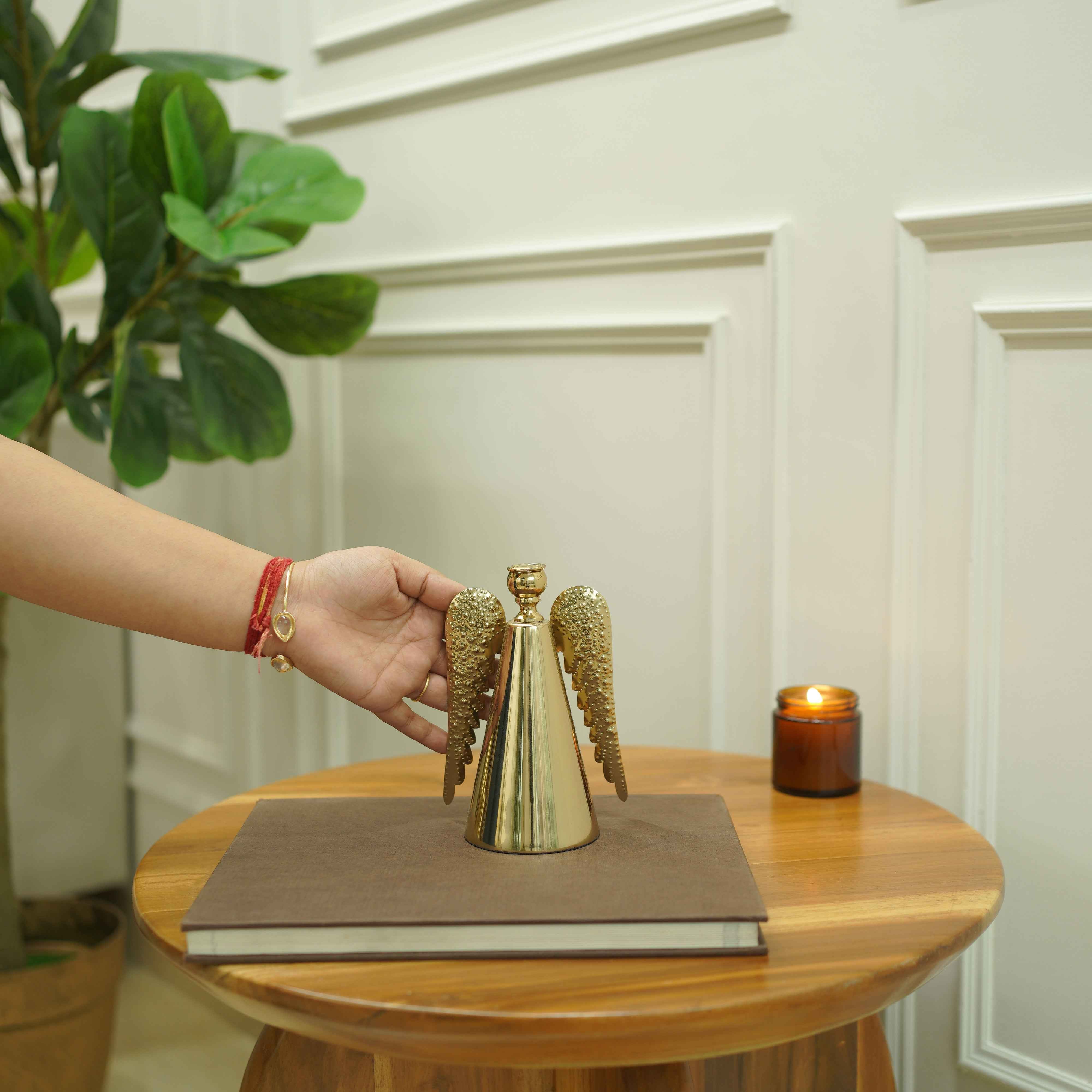 Metal Angel Table Decor