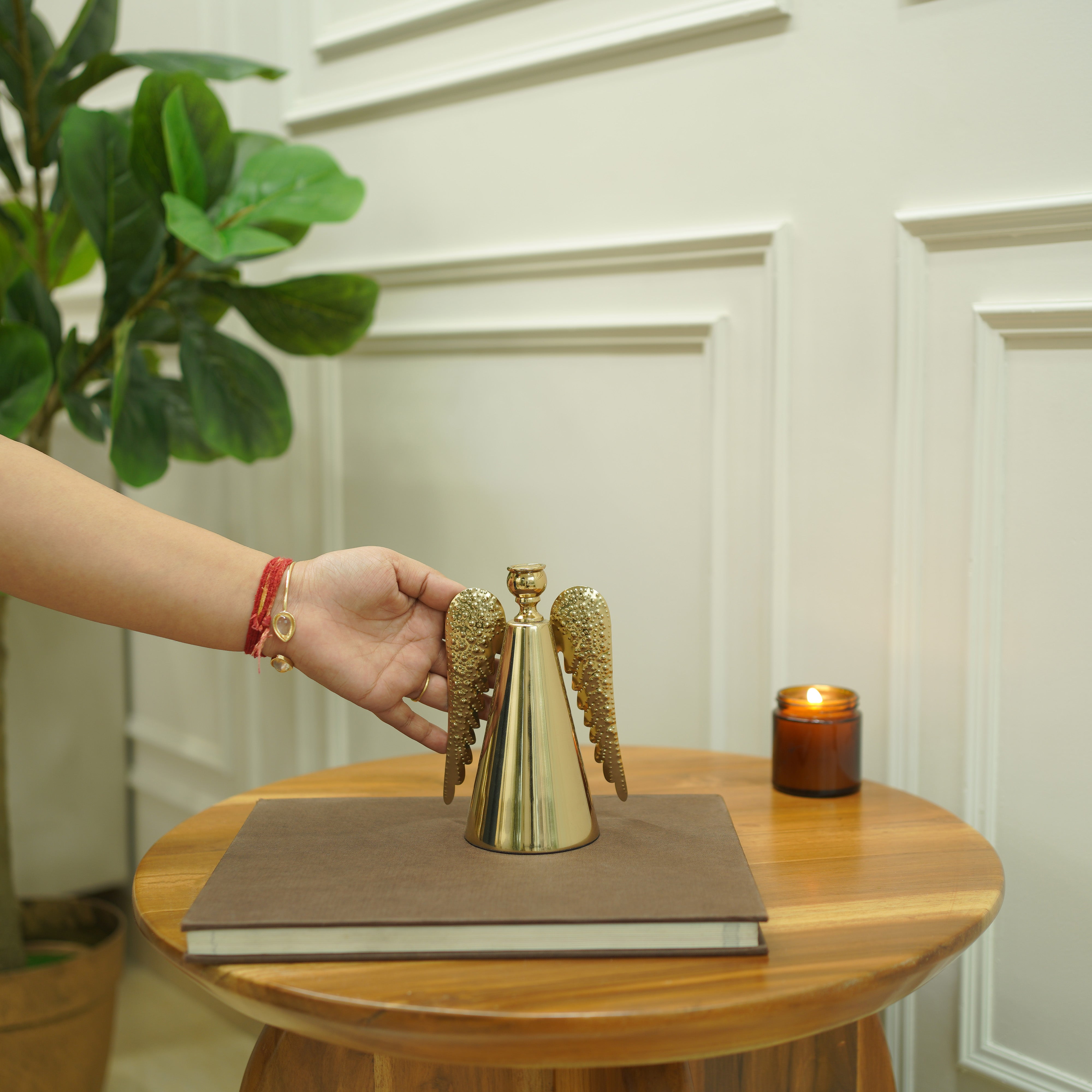 Metal Angel Table Decor