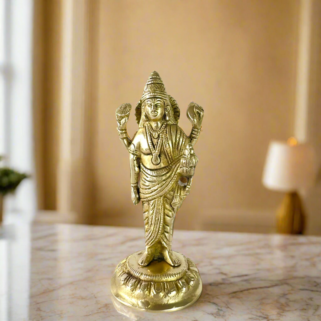 Brass Dhanvantri Idol