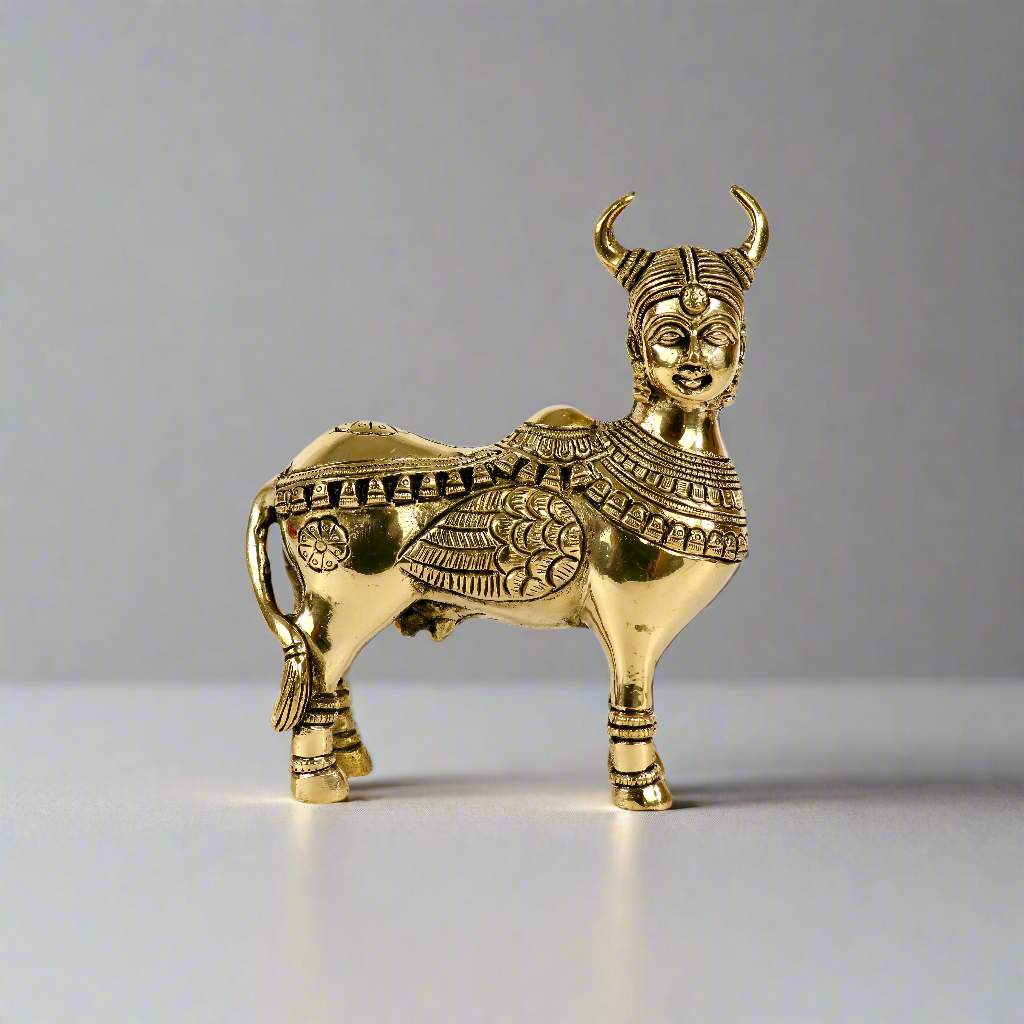 Brass Kamdhenu Cow
