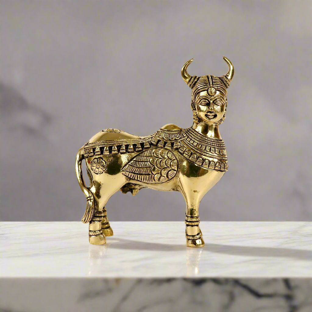 Brass Kamdhenu Cow