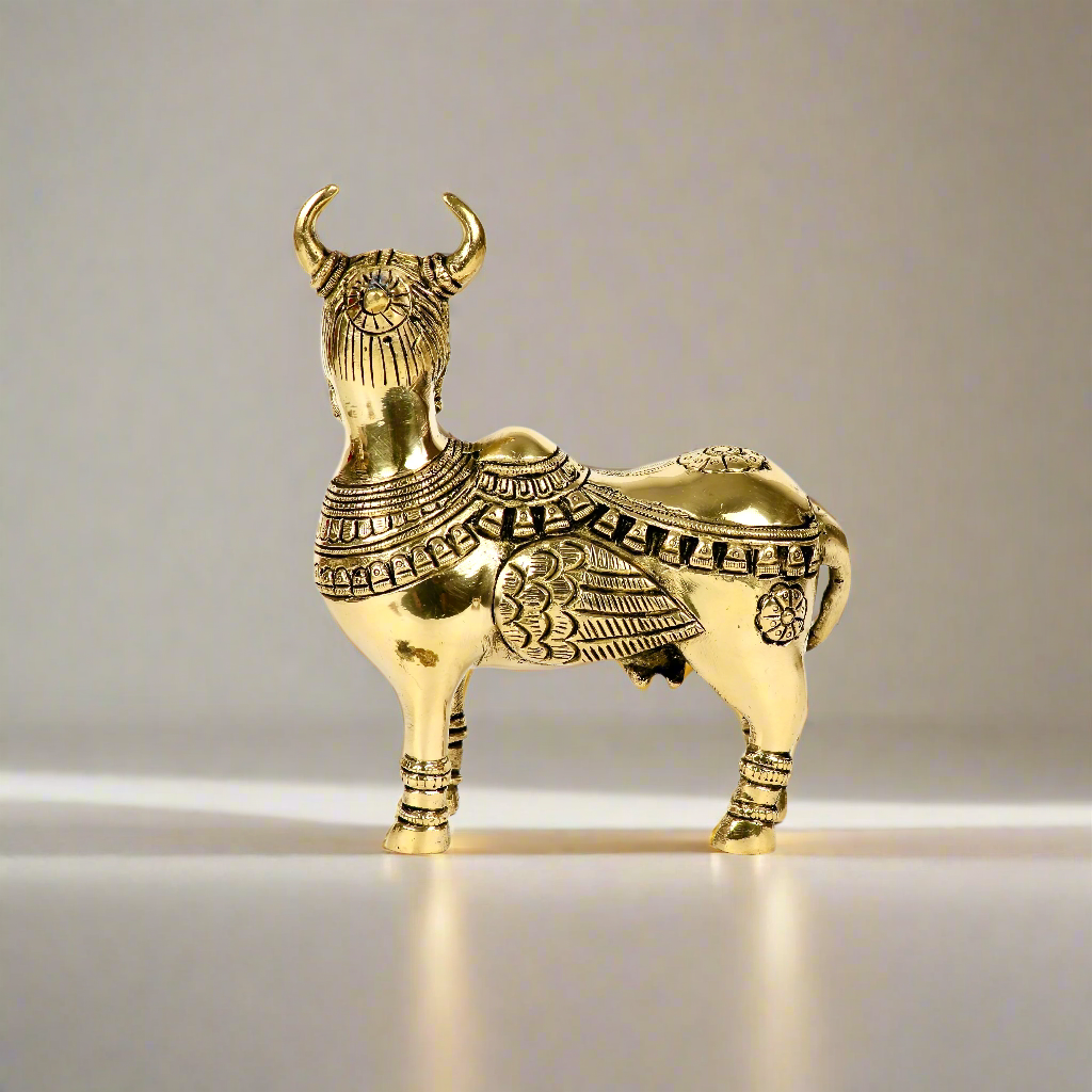 Brass Kamdhenu Cow