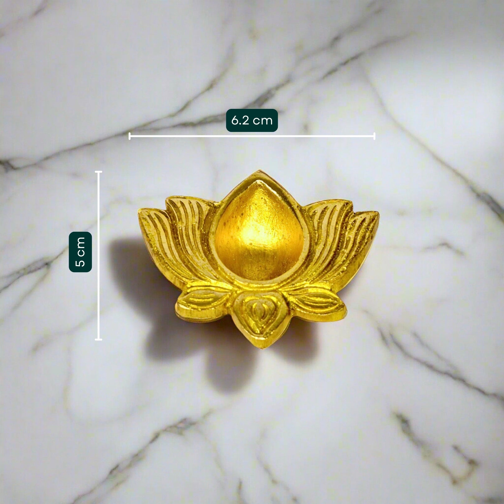 Brass Lotus Diya