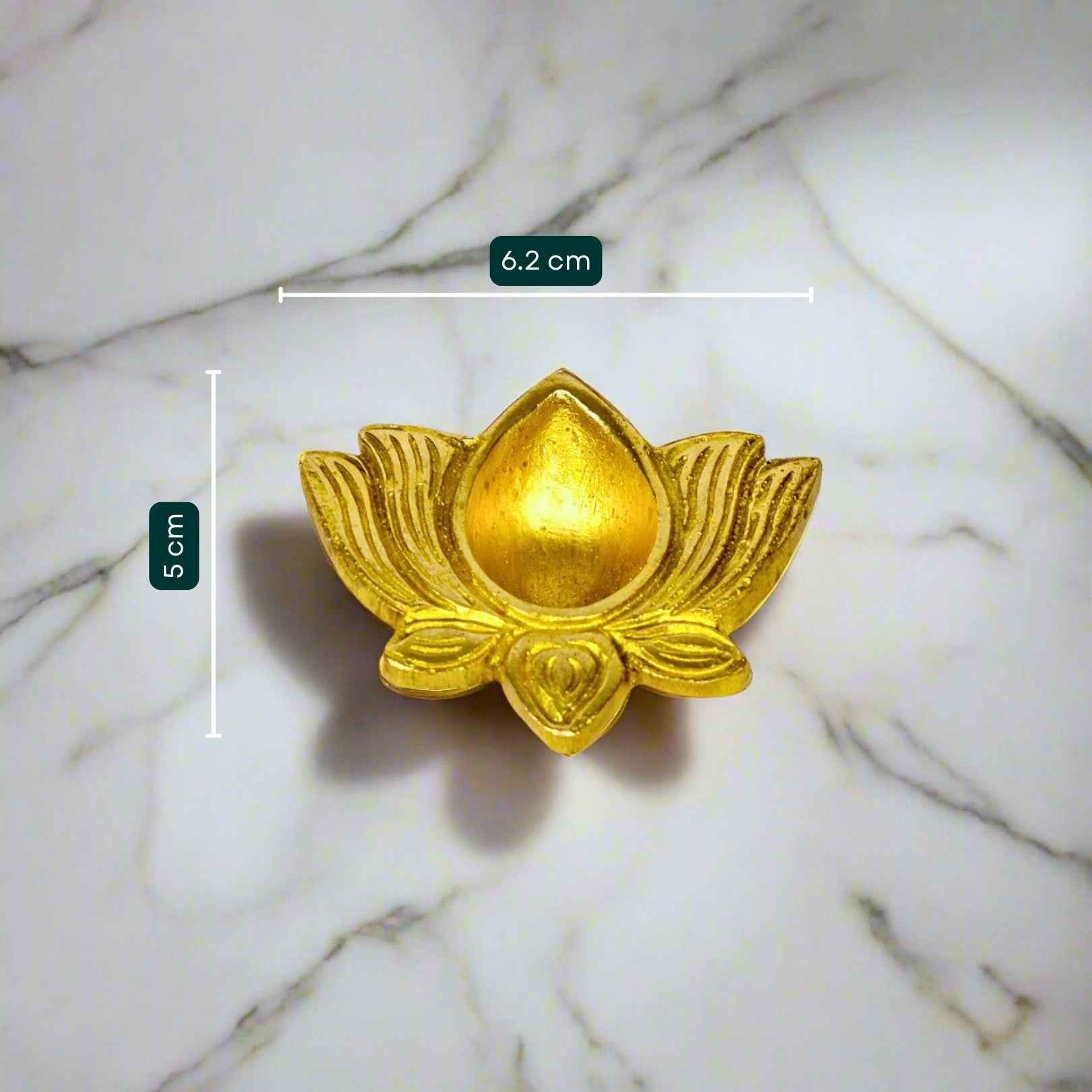 Brass Lotus Diya