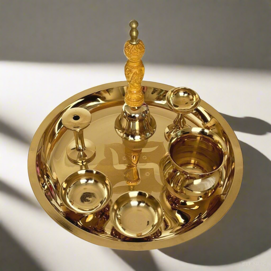 Bronze Pooja Thali Set