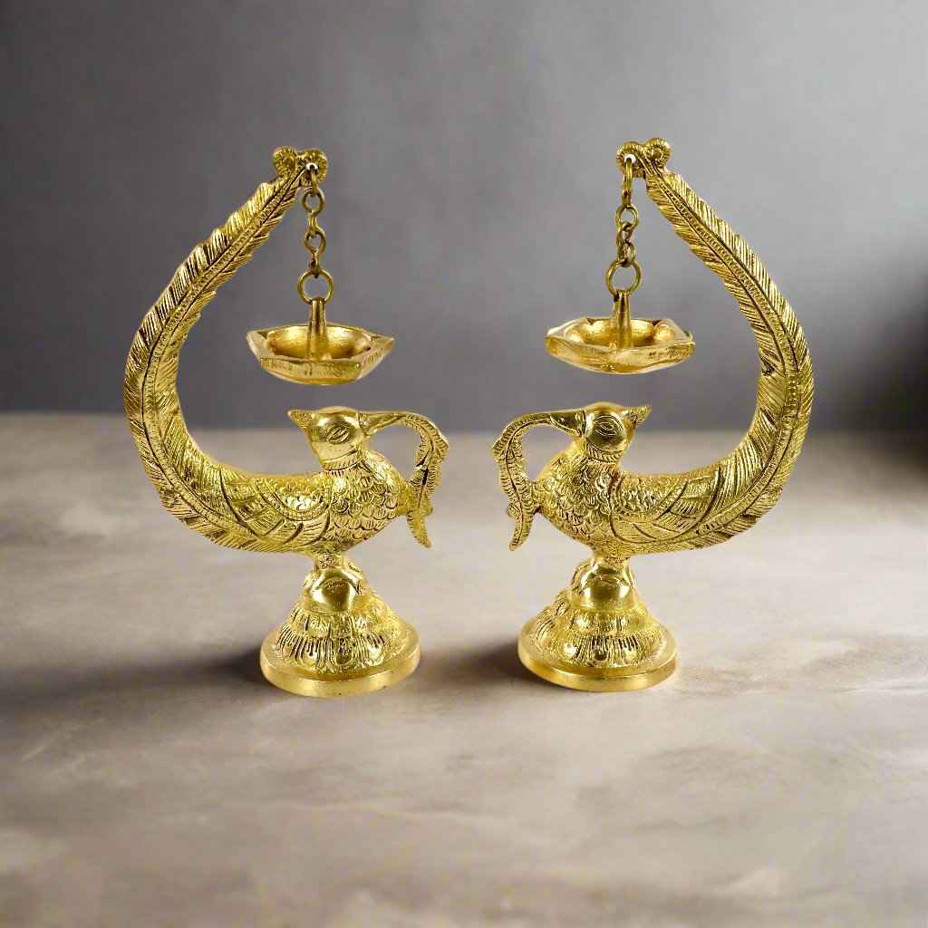 Brass Bulbul Diya