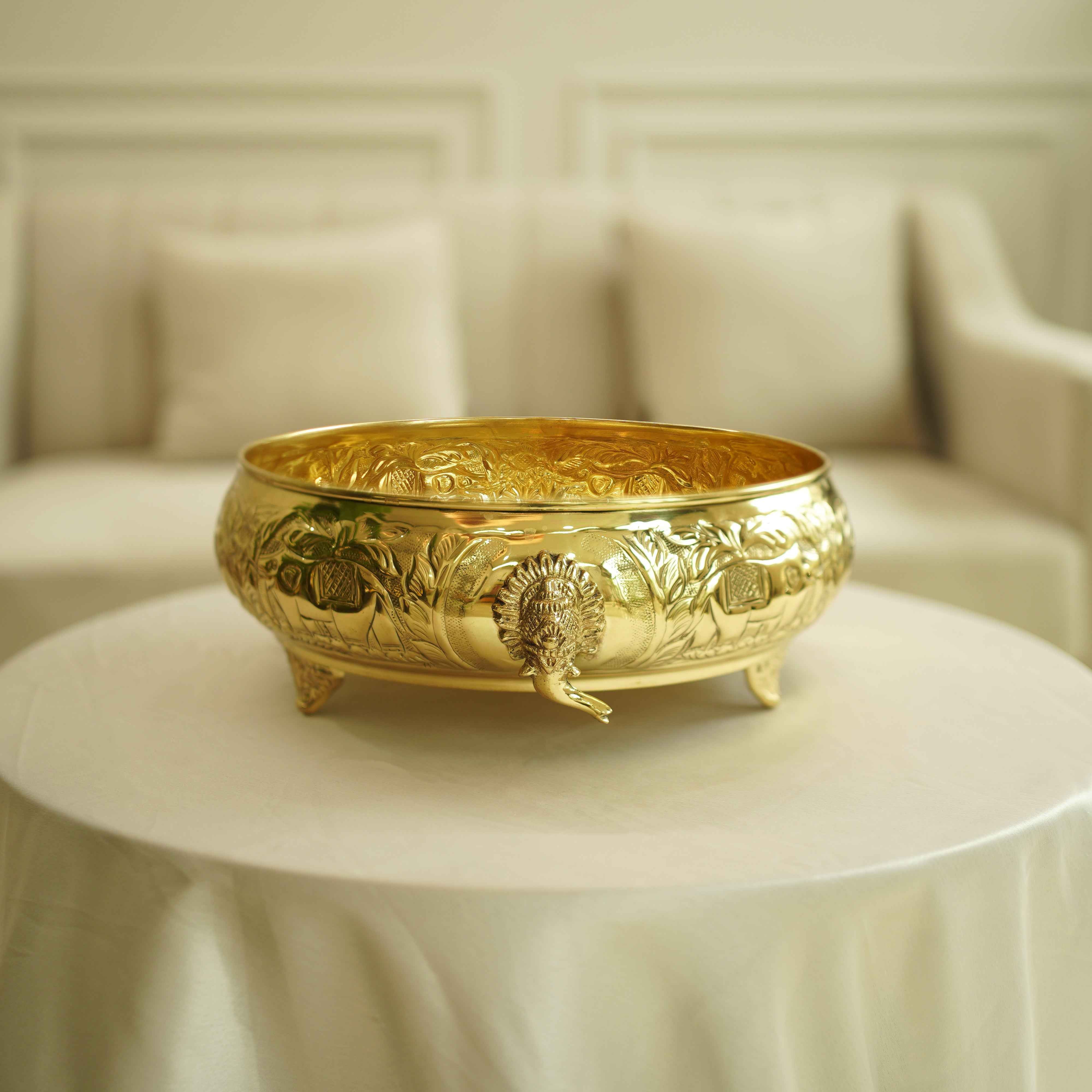 Gajgamini Brass Urli