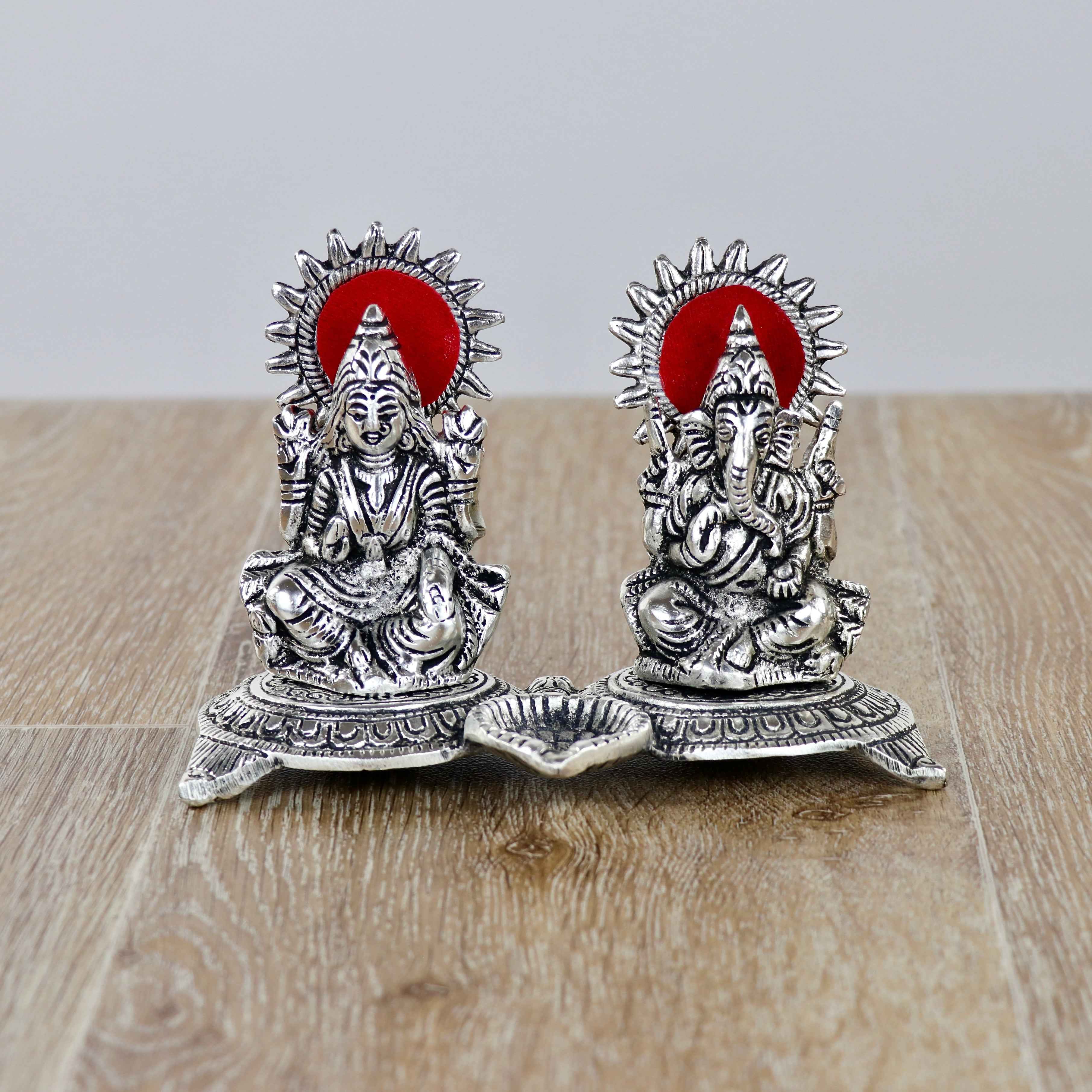 Ganesh Lakshmi Gift set - Silver