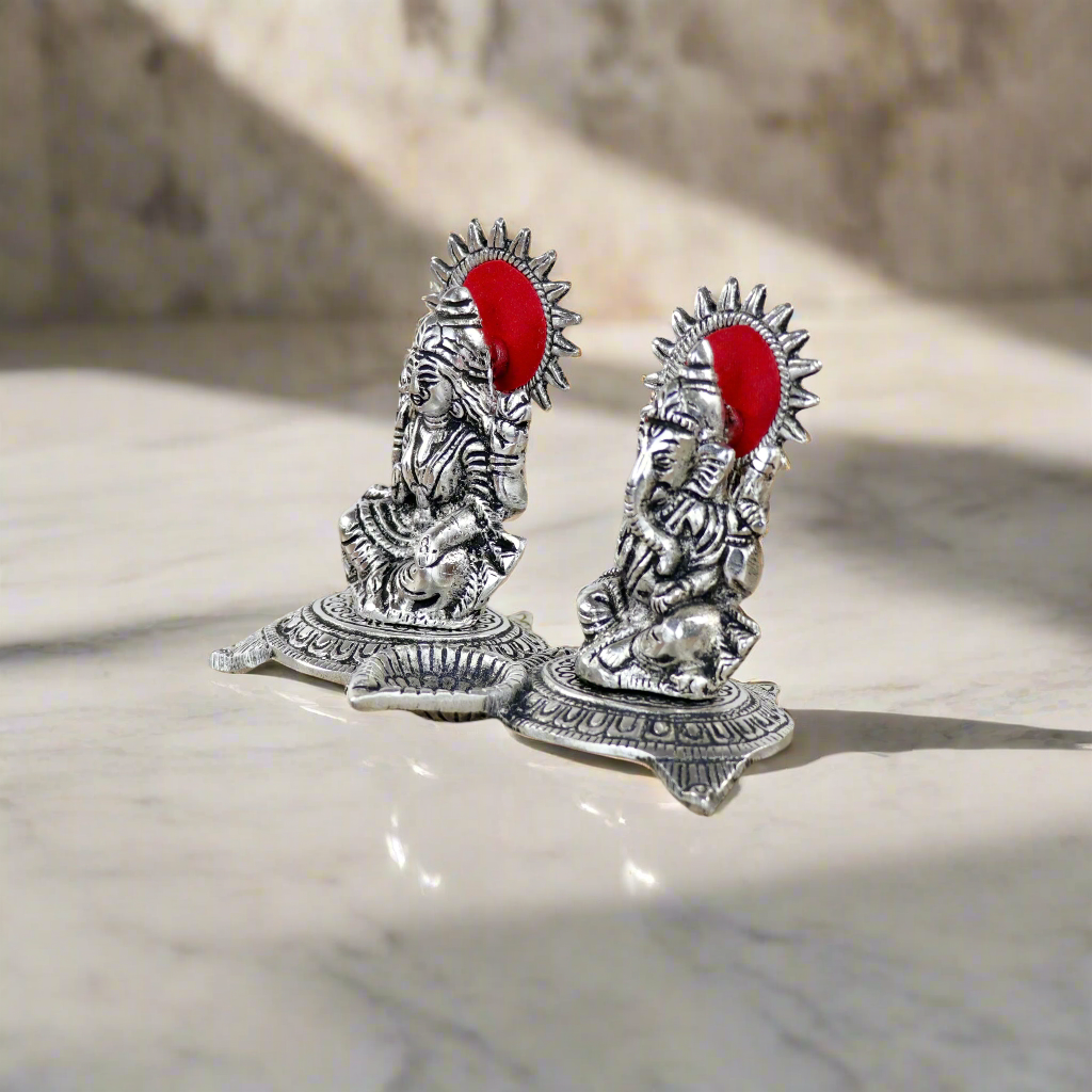 Ganesh Lakshmi Gift set - Silver