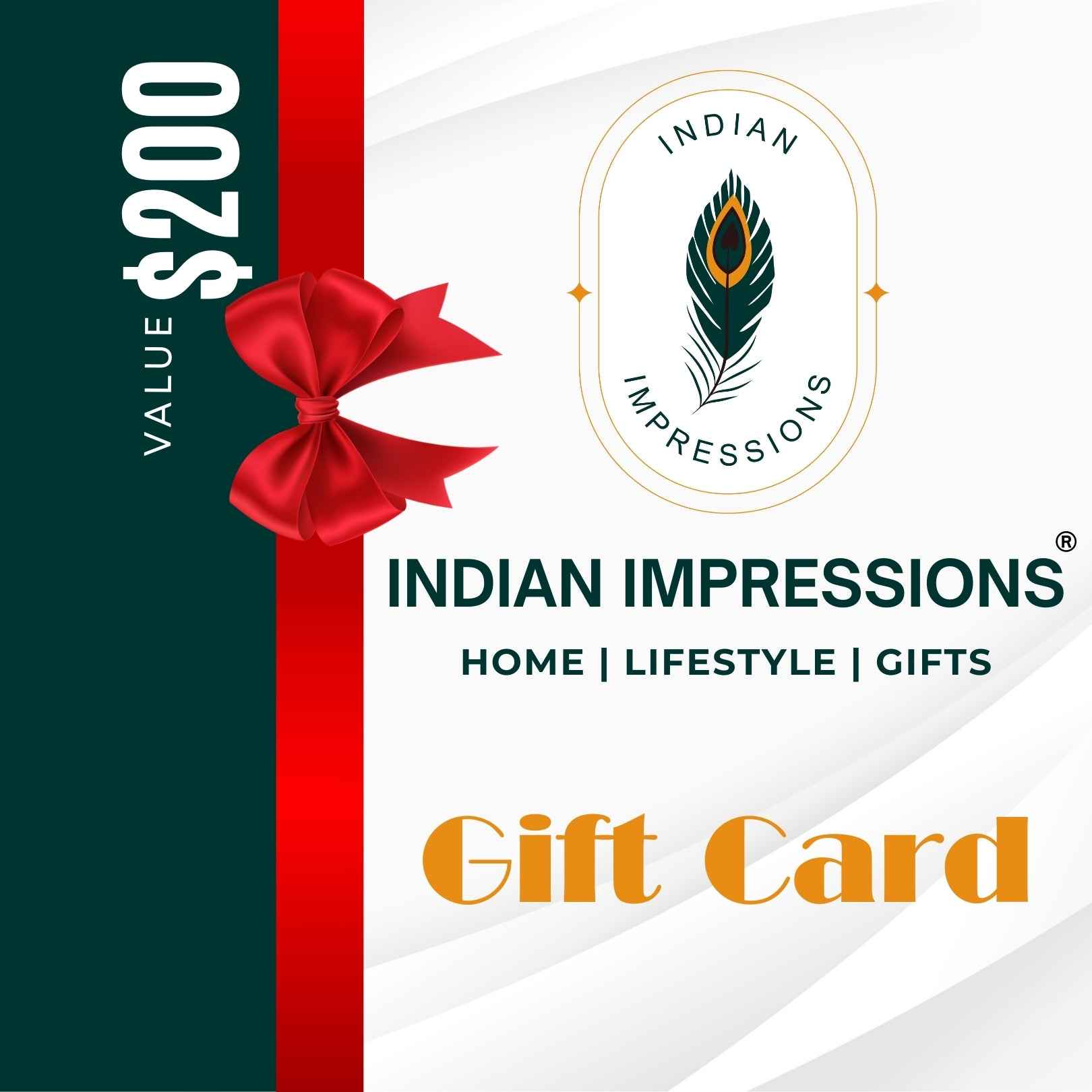 INDIAN IMPRESSIONS GIFT CARD