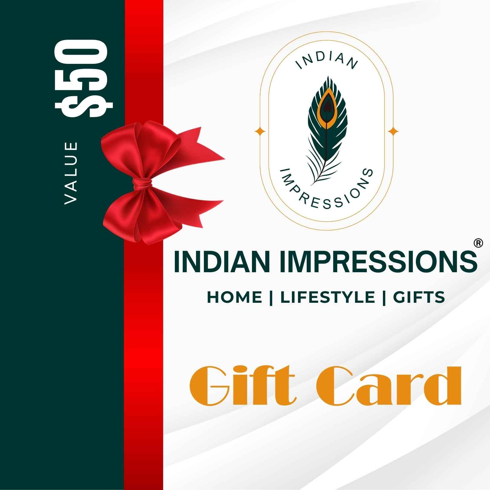 INDIAN IMPRESSIONS GIFT CARD