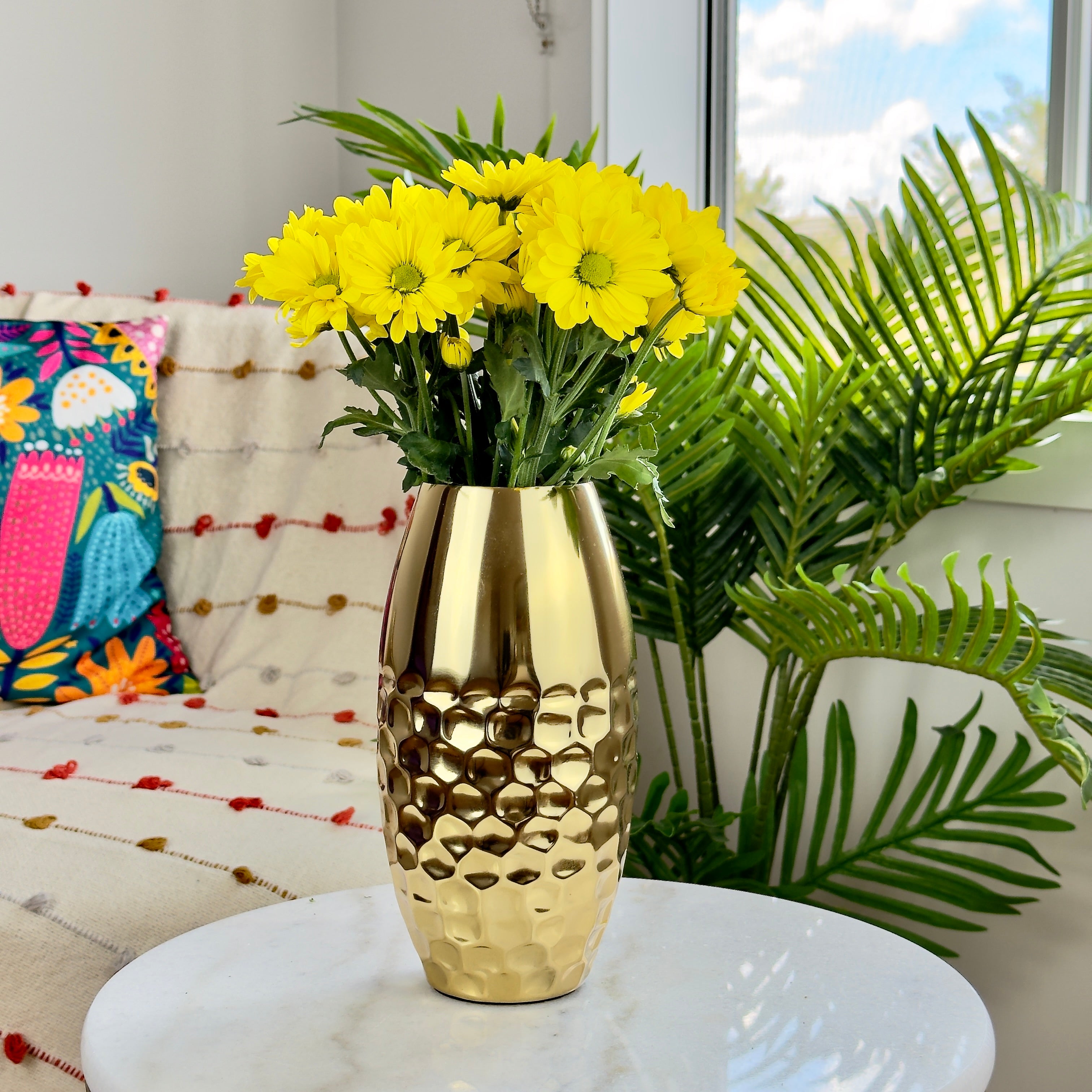 Metal Vase - Gold