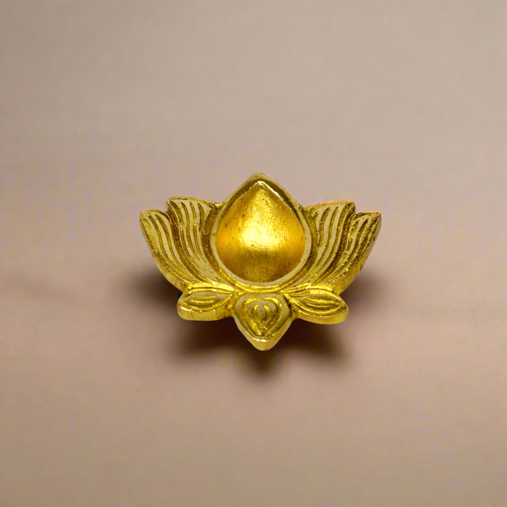 Brass Lotus Diya