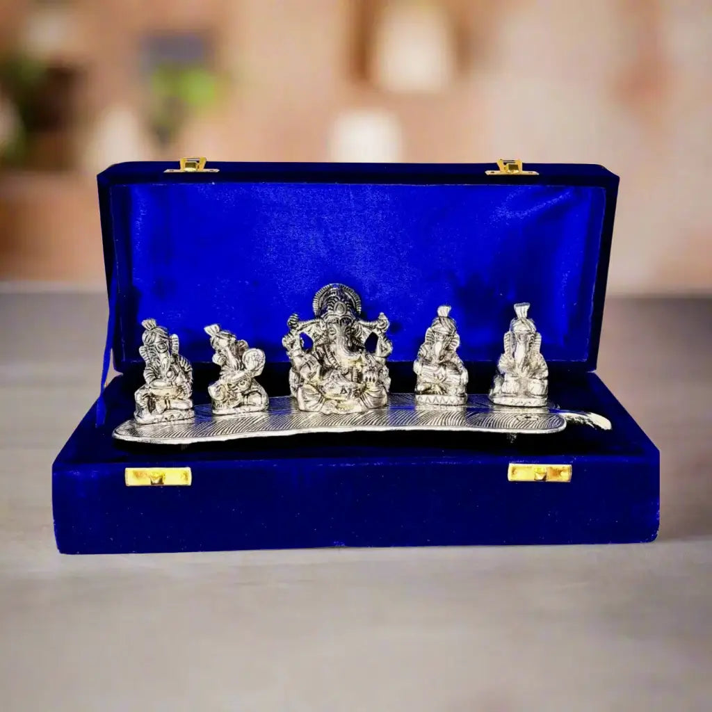 Silver Ganesha Gift Set