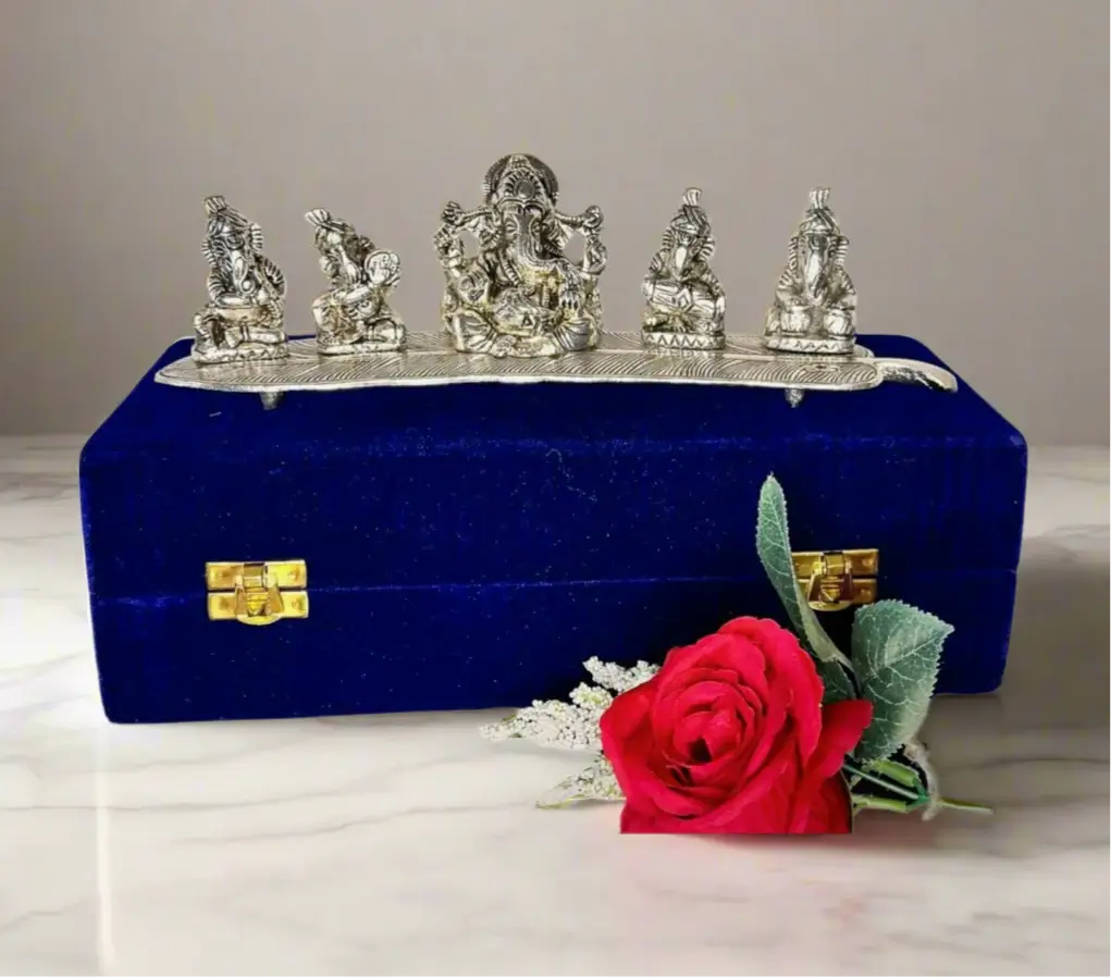 Silver Ganesha Gift Set
