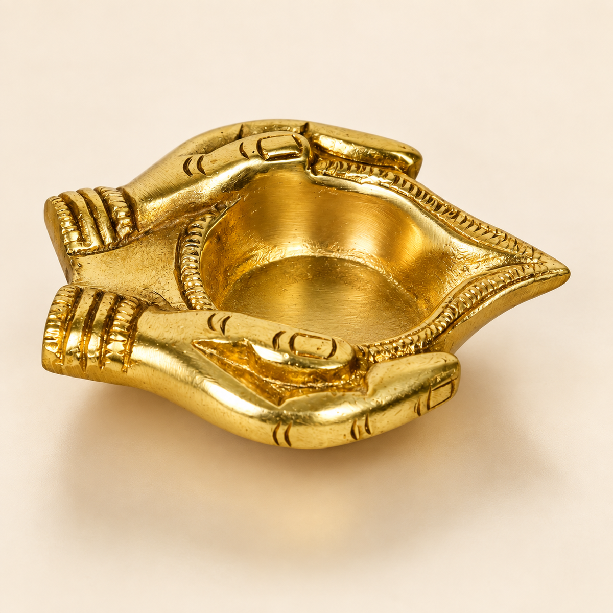 Brass Bhakti Deepak – unlit product