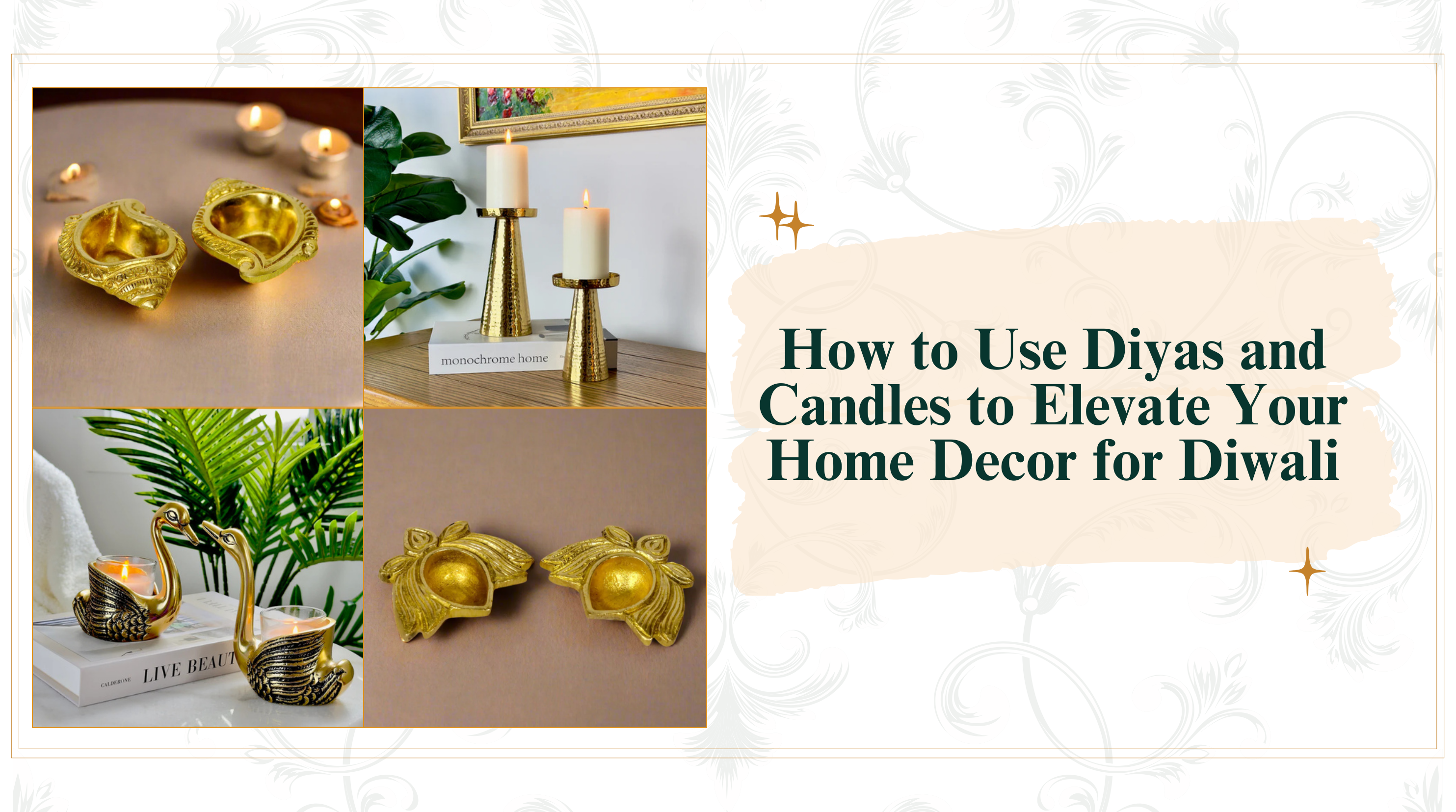 Diyas and candles
