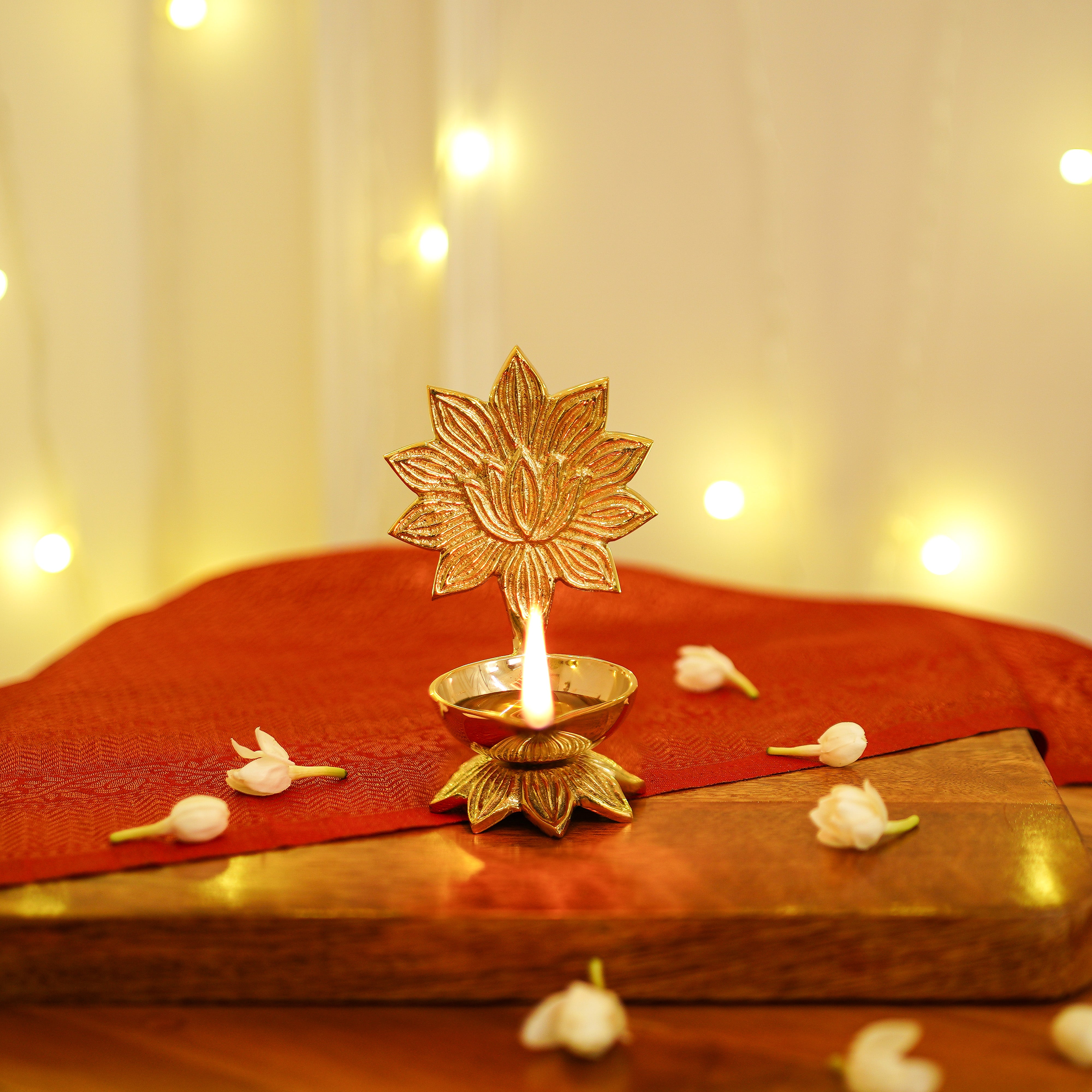 Brass Kamal Diya
