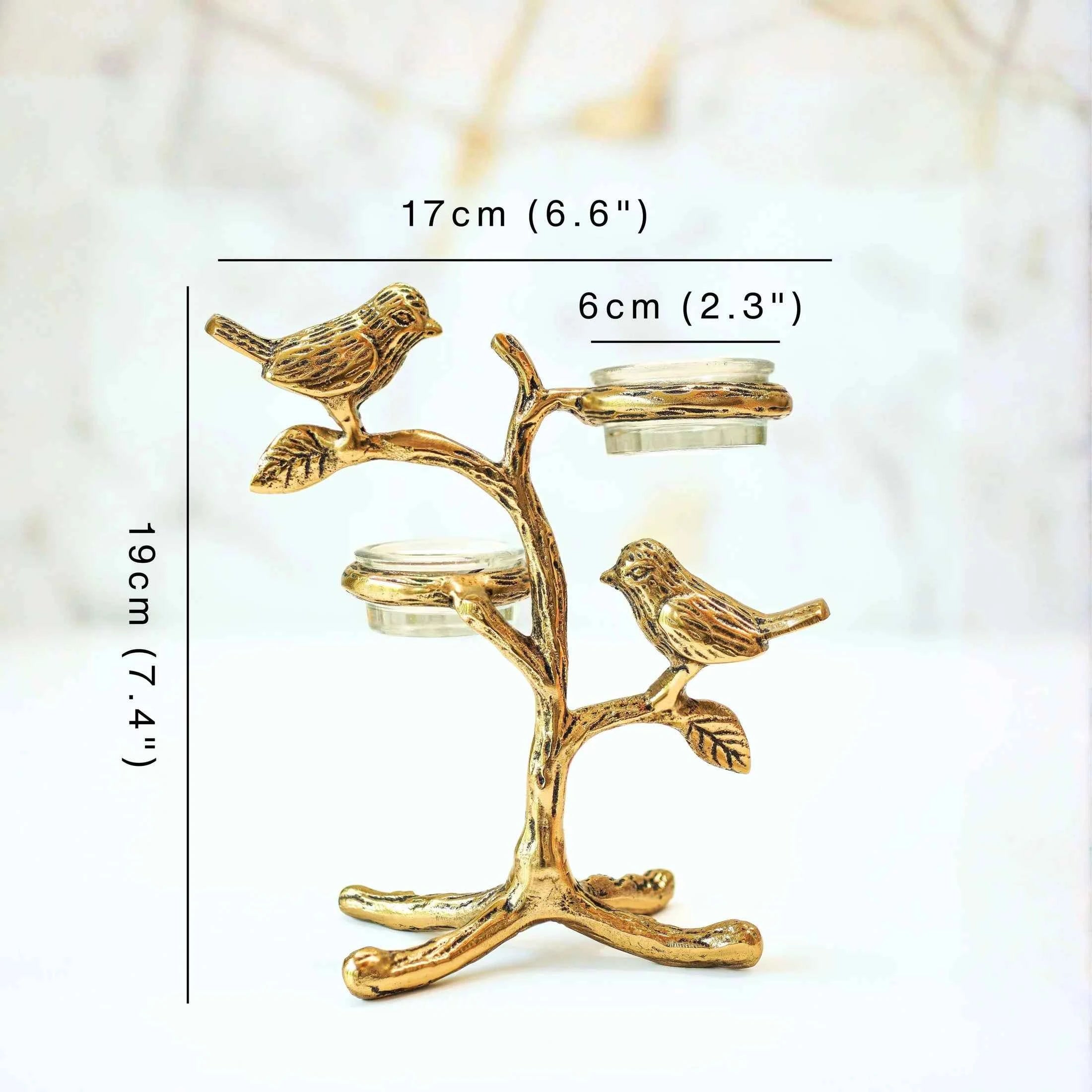 Birds on treeT Light holder in Gift Box