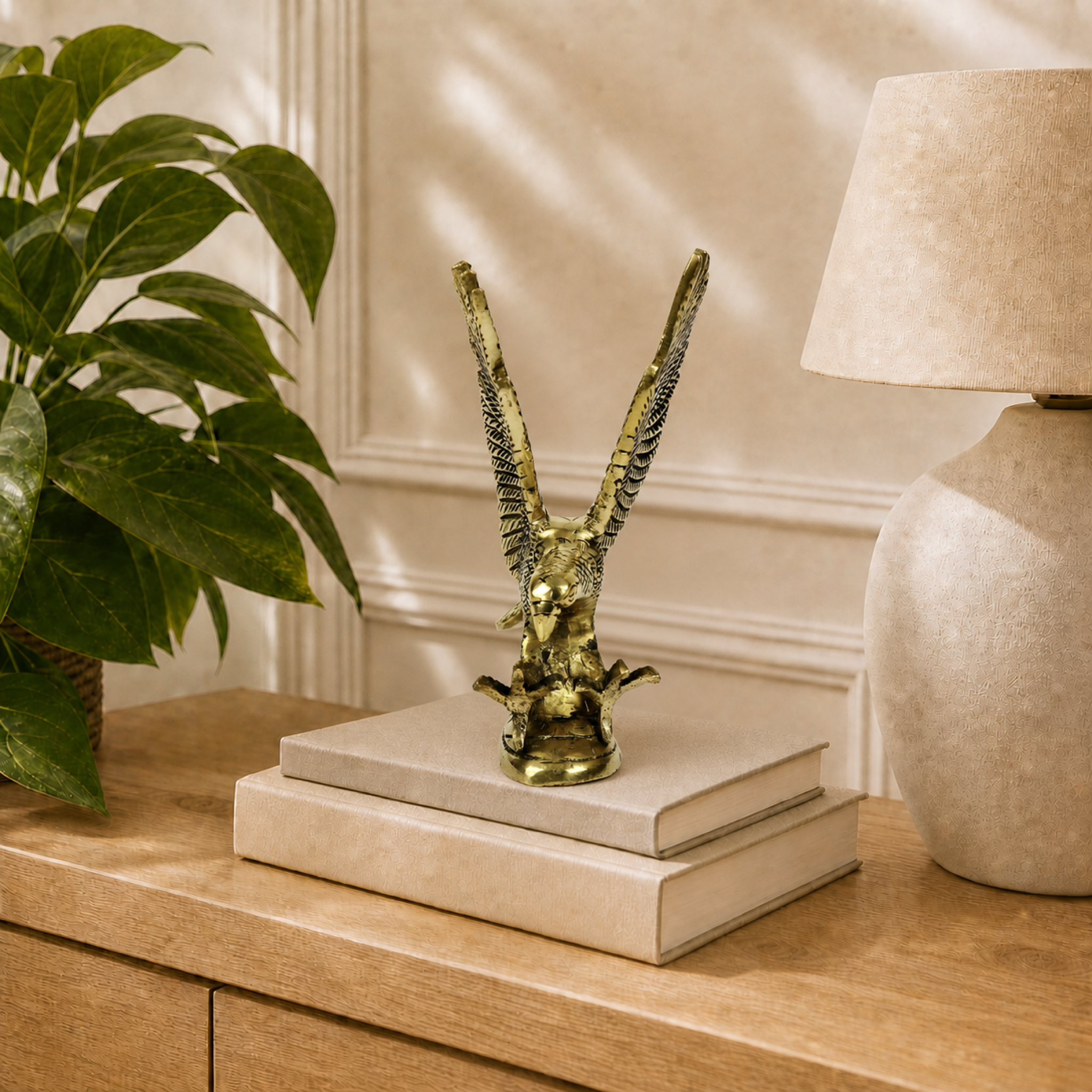Brass eagle figurine – Vastu decor for strength and prosperity
