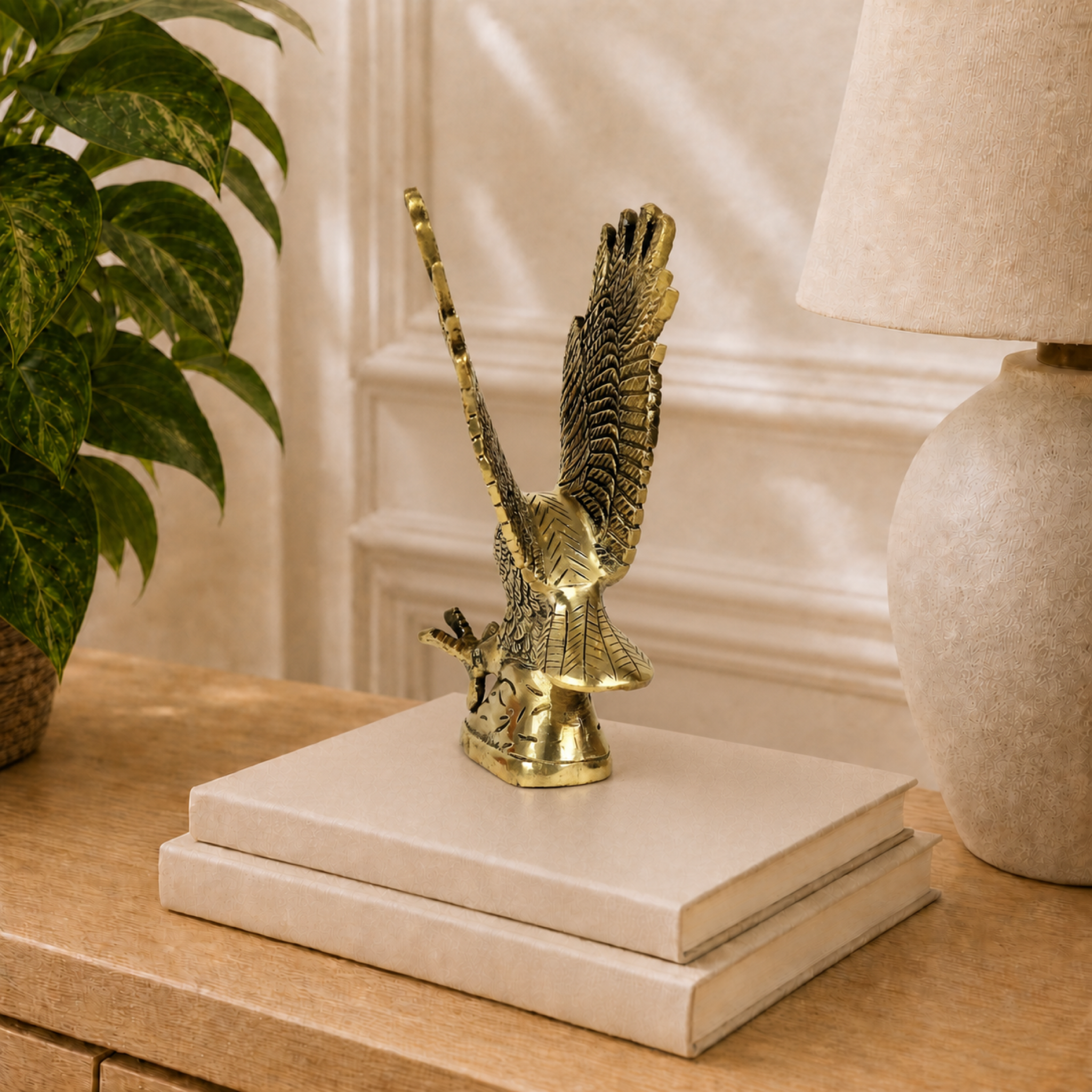 Brass eagle figurine – Vastu decor for strength and prosperity