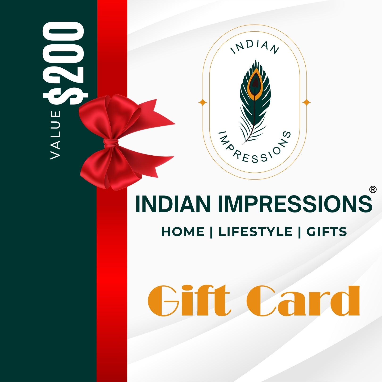 INDIAN IMPRESSIONS GIFT CARD