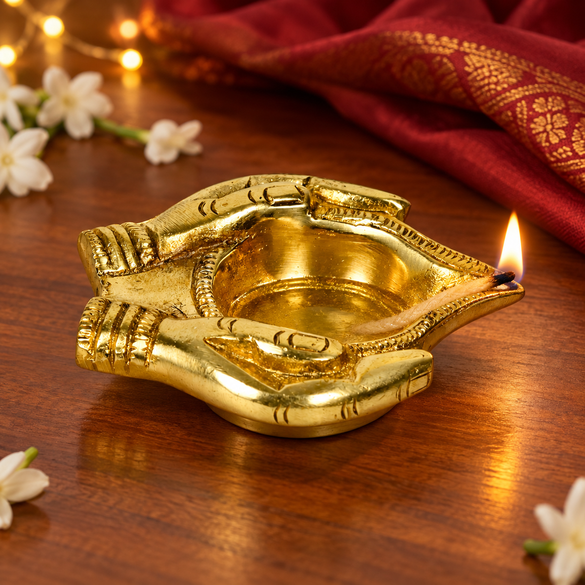 Brass Bhakti Deepak – festive hero